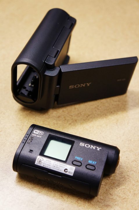 Sony ActionCam (HDR-AS15) and CamCorder Cradle (AKA-LU1)