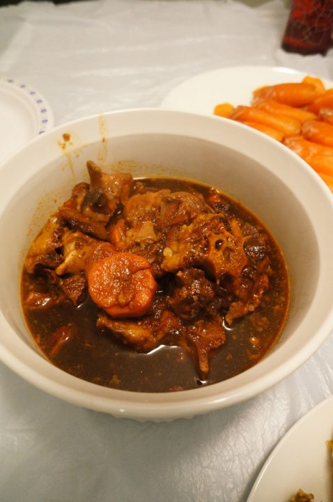 Oxtail stew