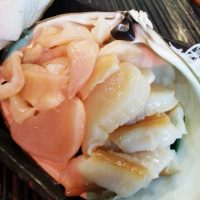 surf clam sashimi