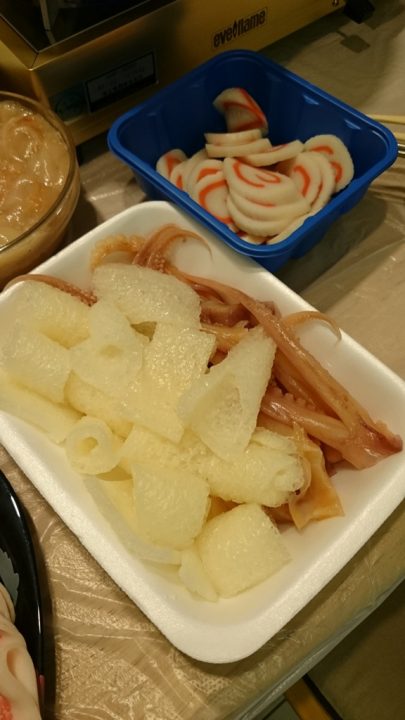 pigskin (豬皮) and squid (魷魚鬚)